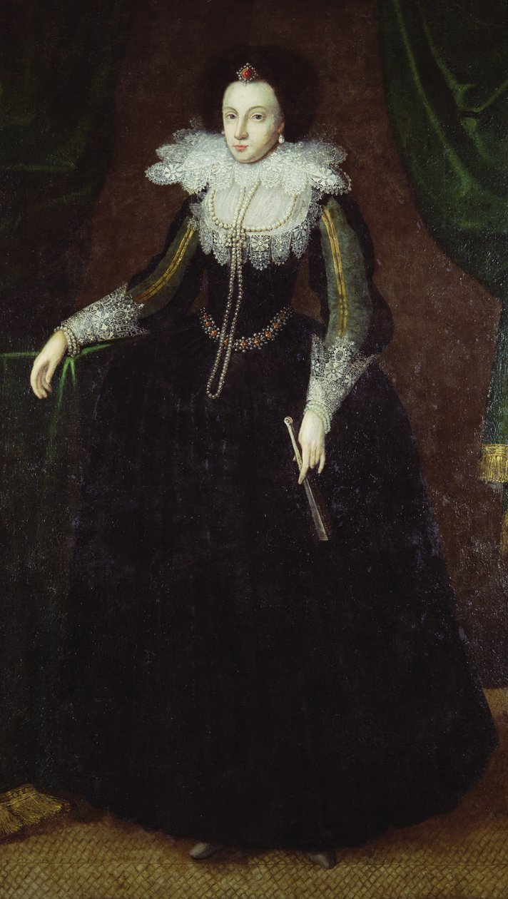 Dorothy Huddleston (nee Dormer), c.1610-15 de English School