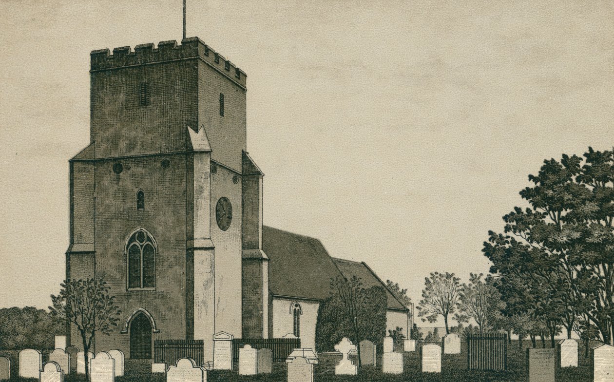 Igreja de Dovercourt (litografia) de English School