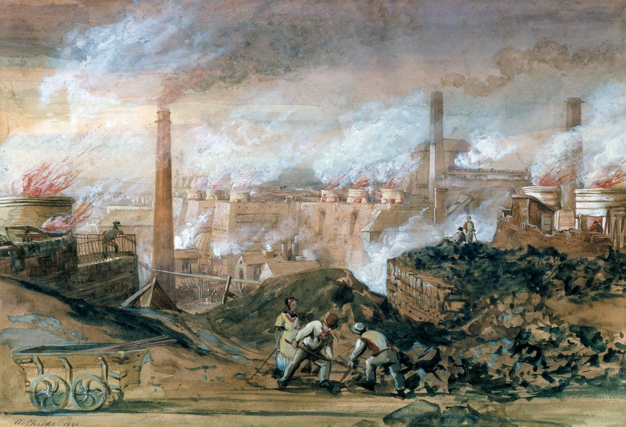 Fábrica de ferro de Dowlais de English School