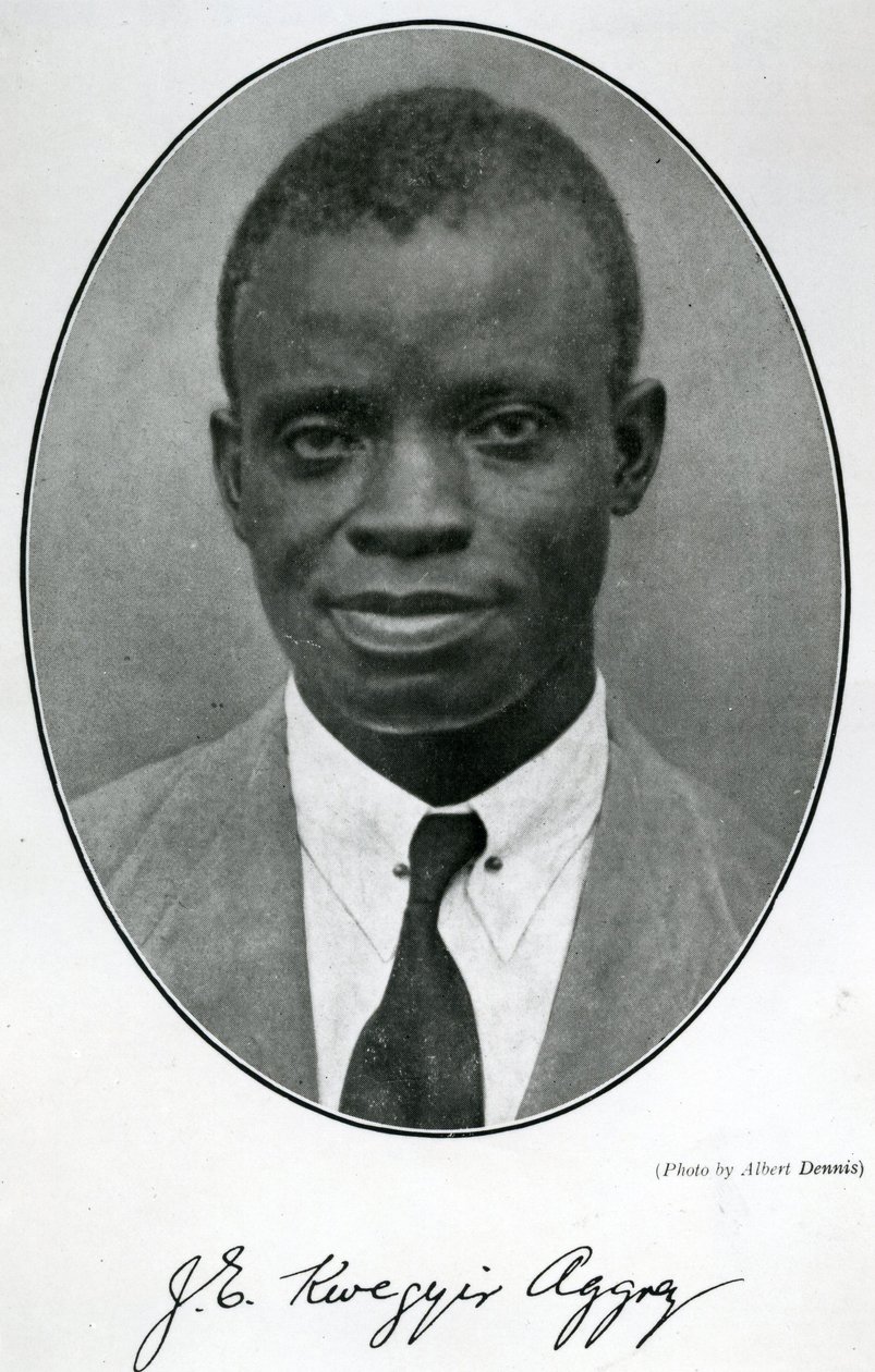 Dr. James Emmanuel Kwegyir Aggrey (1875-1927) (foto a p/b)


Anamabu de English School