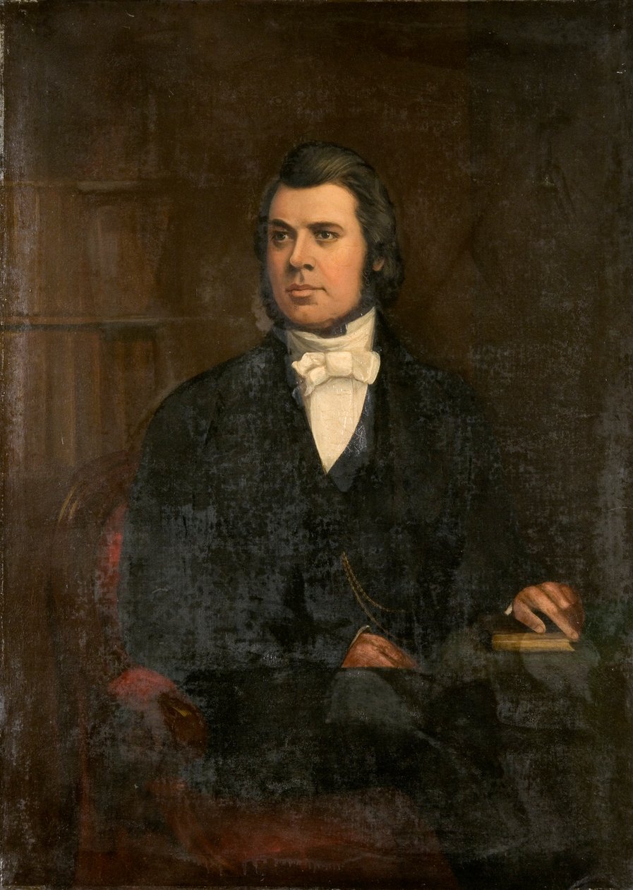 Dr. John Emlyn Jones (óleo sobre tela) de English School