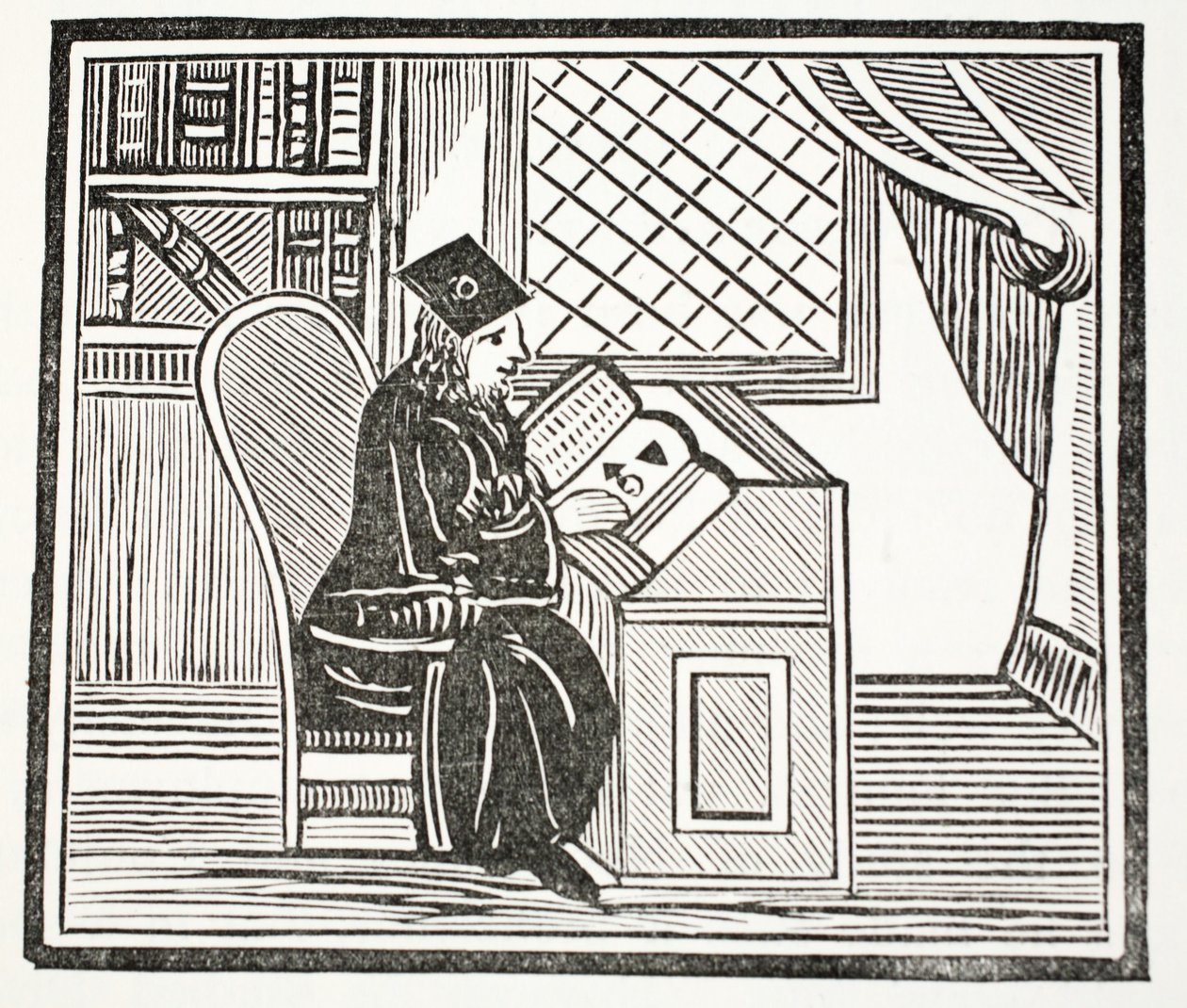 Dr. John Faustus, ilustração de Chap-livros do século XVIII por John Ashton, pub. 1882 de English School