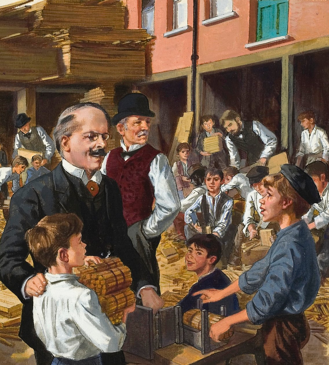 Dr. Thomas John Barnardo (1845-1905) (guache sobre papel) de English School