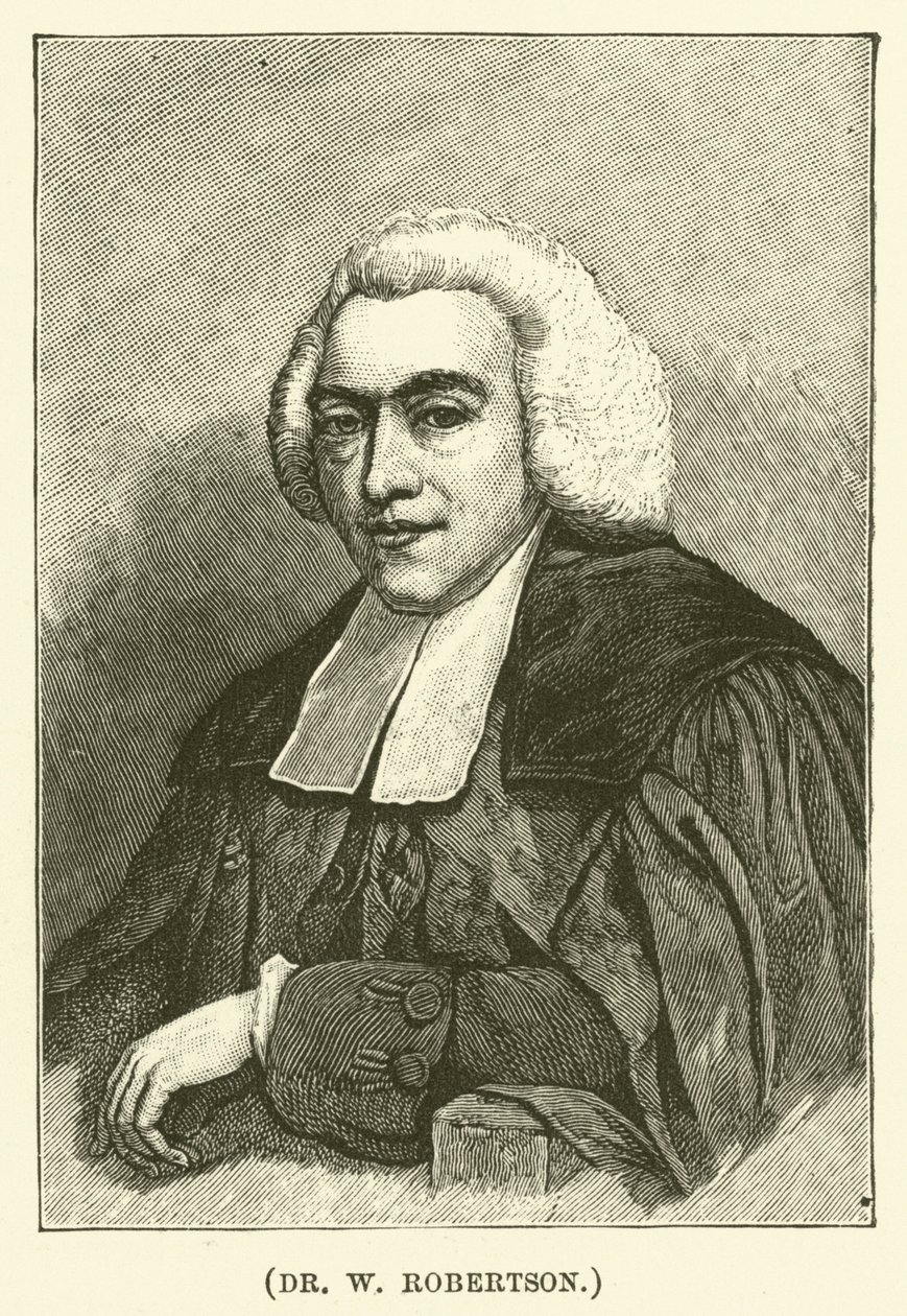 Dr. W Robertson (gravura) de English School