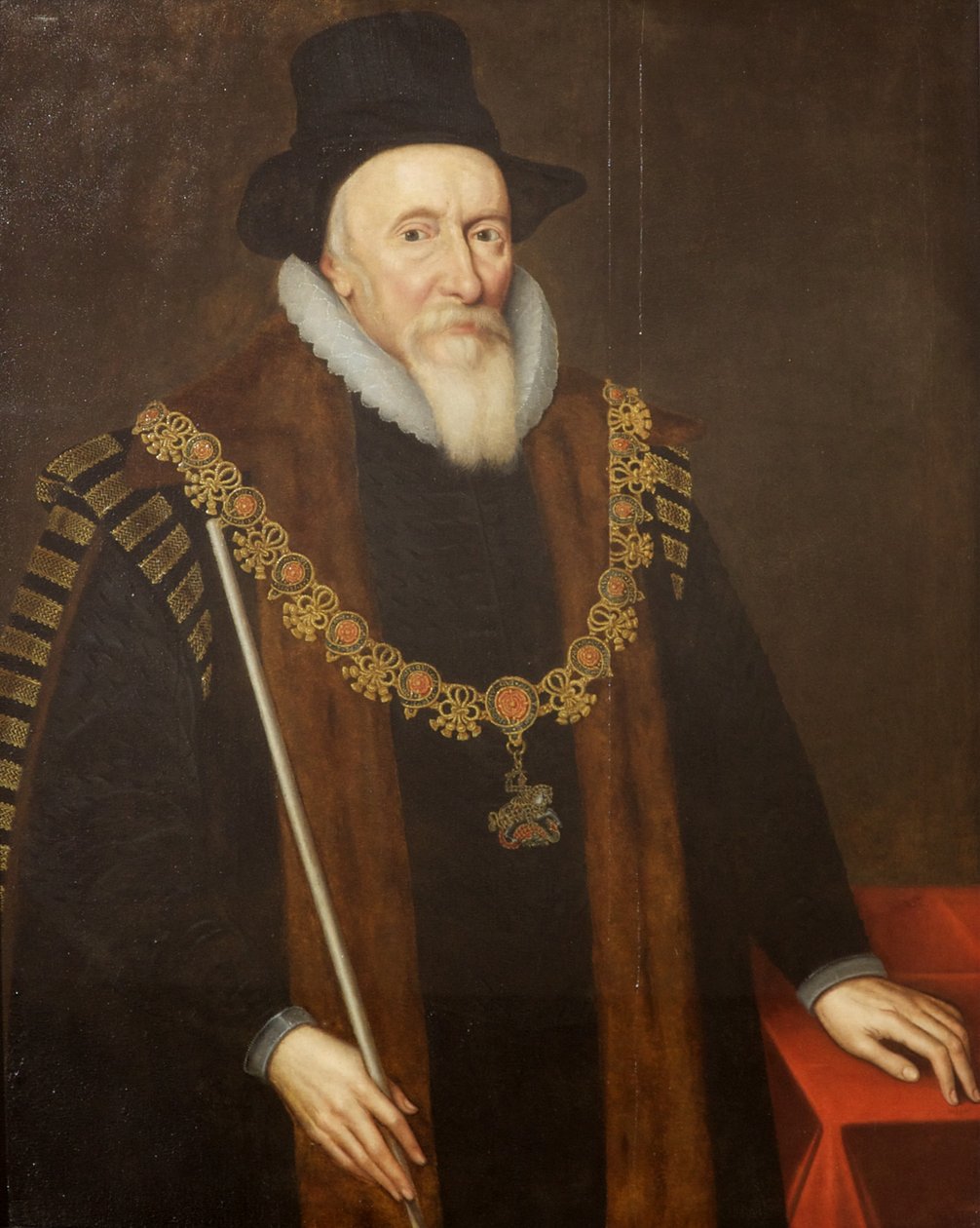 Earl of Dorset (óleo sobre painel) de English School