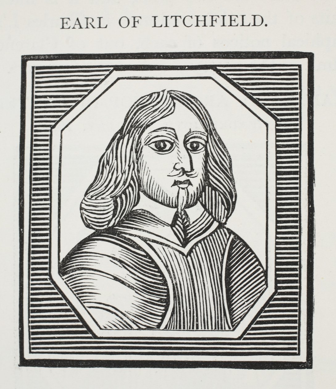 Conde de Litchfield, ilustração de Chap-livros do século XVIII por John Ashton, pub. 1882 de English School