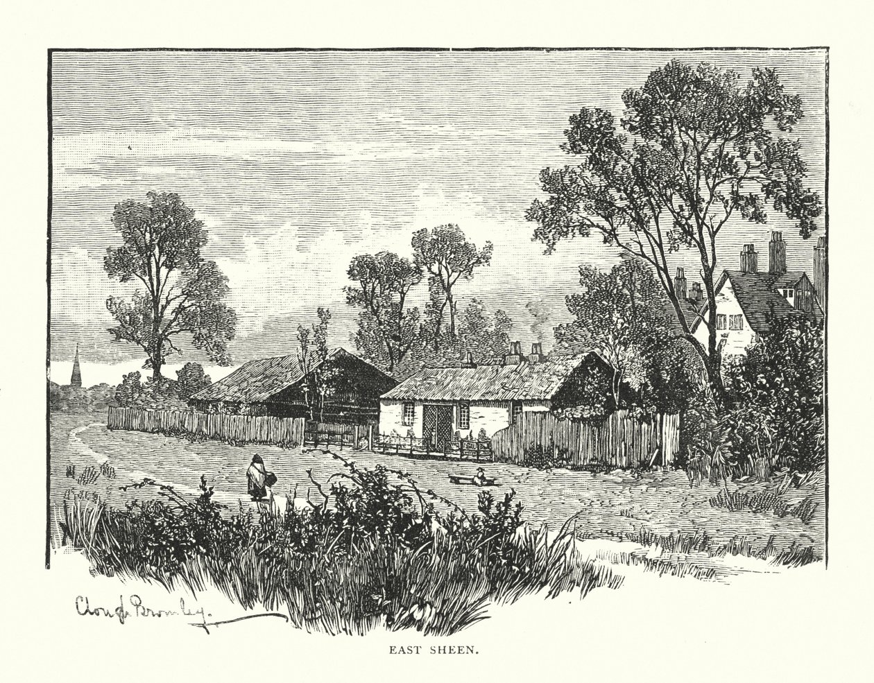 East Sheen (gravura) de English School