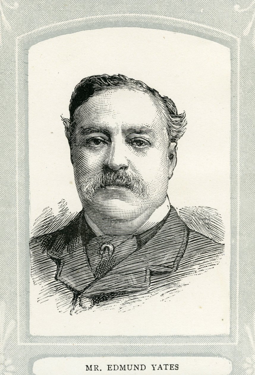 Edmund Yates (1831-94), jornalista e romancista de English School