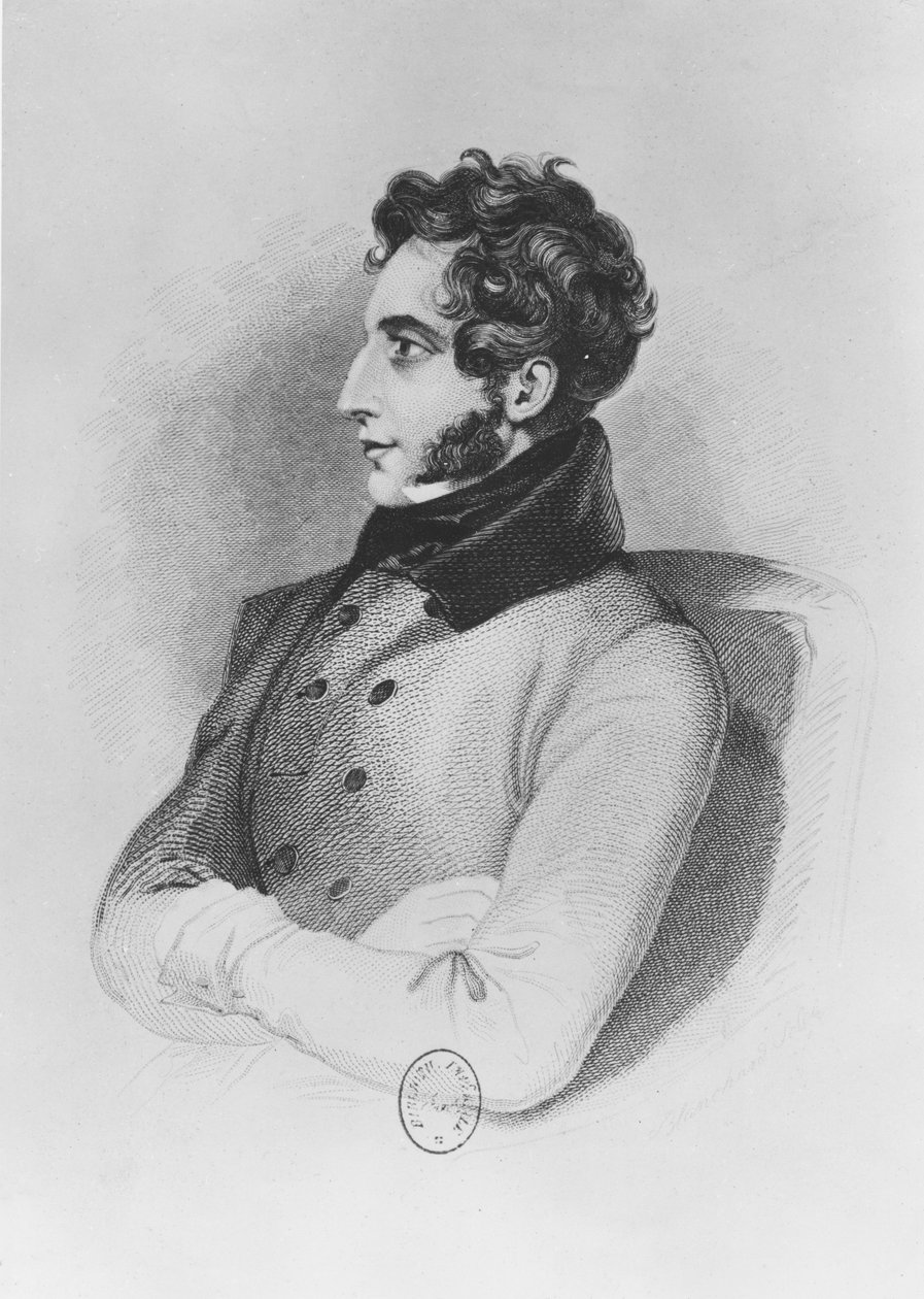 Edward Bulwer-Lytton, Lord Lytton (gravura) de English School
