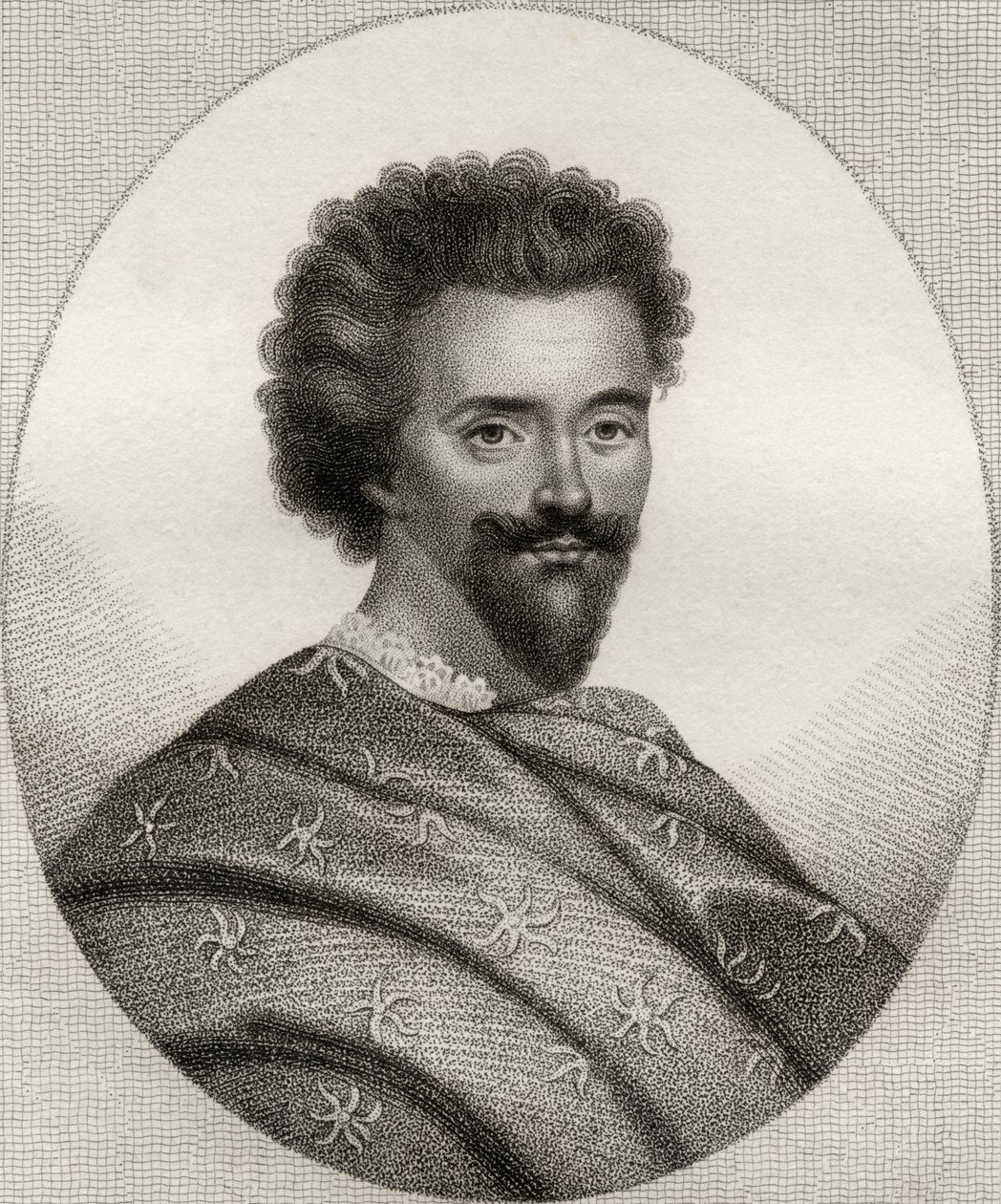 Edward Herbert, ilustração de &39;Um catálogo de autores reais e nobres, volume III&39;, publicado em 1806 de English School