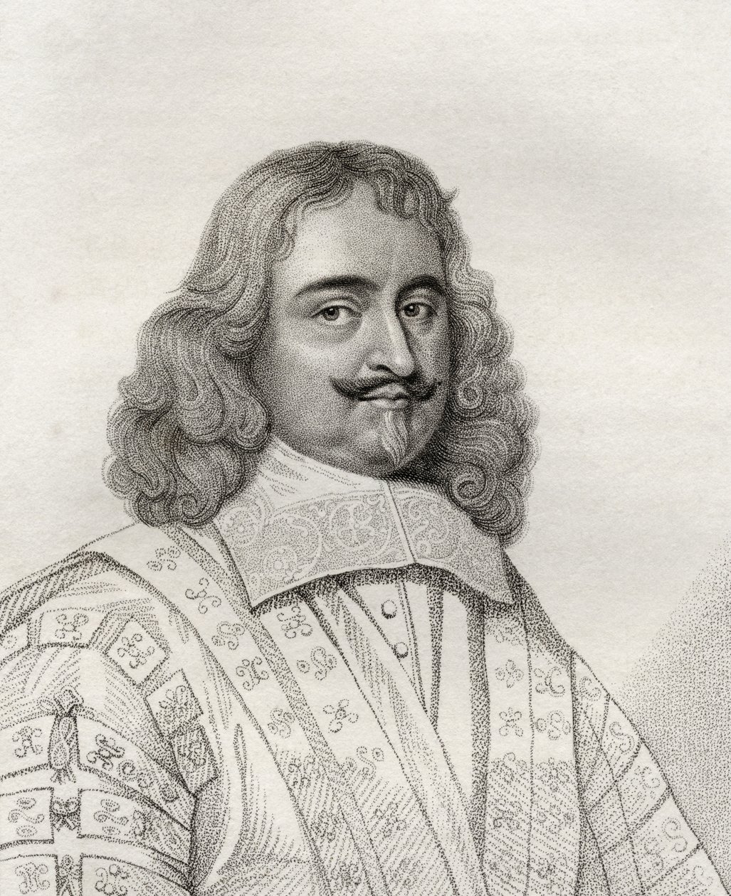 Edward Hyde, ilustração de &39;Um catálogo de autores reais e nobres, volume III&39;, publicado em 1806 de English School