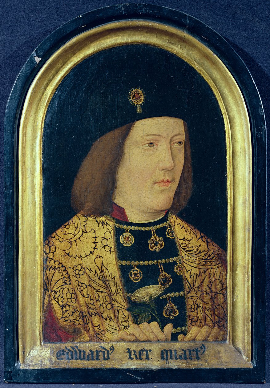 Edward IV, c.1510-1540 (óleo sobre painel) (ver também 711008) de English School