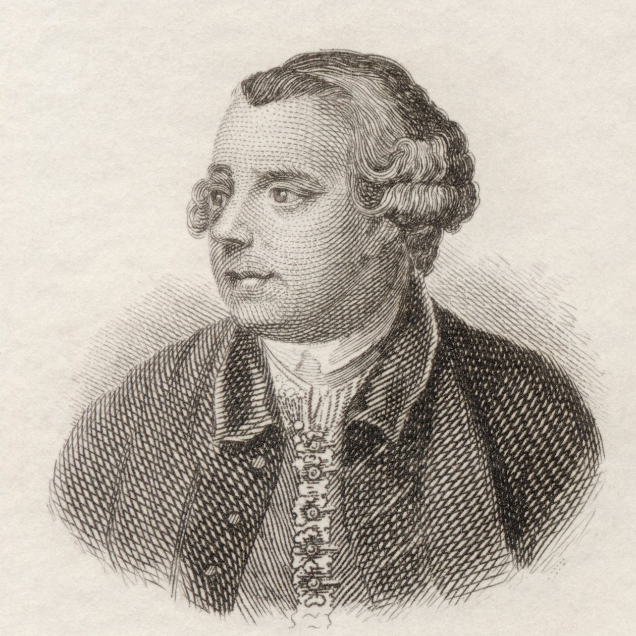 Edward Moore, do &39;Crabb&39;s Historical Dictionary&39;, publicado em 1825 de English School