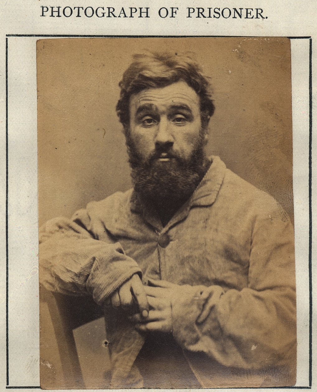 Edward Shevlin, c.1870 (foto sépia) de English School