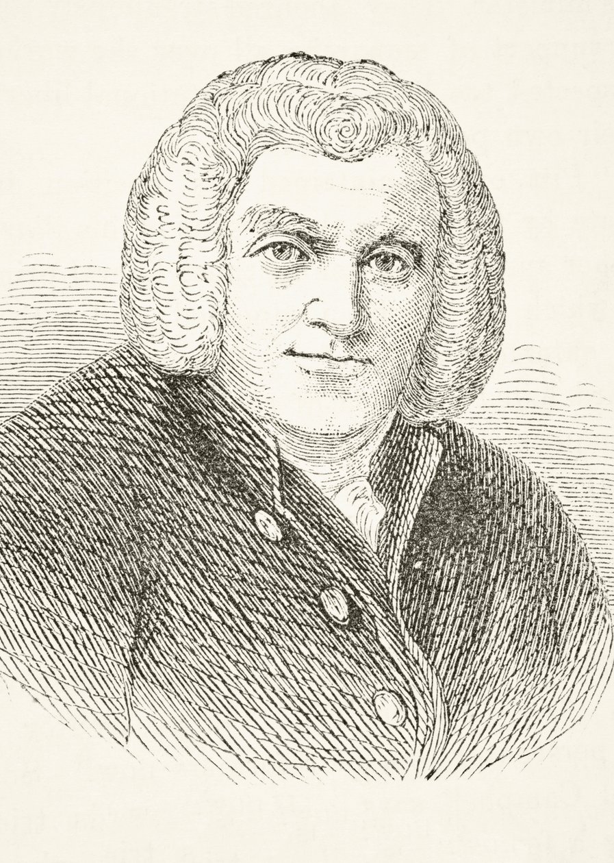 Edward Thurlow, de "A História Nacional e Doméstica da Inglaterra", de William Hickman Smith Aubrey (1858-1916) publicou Londres, c.1890 de English School