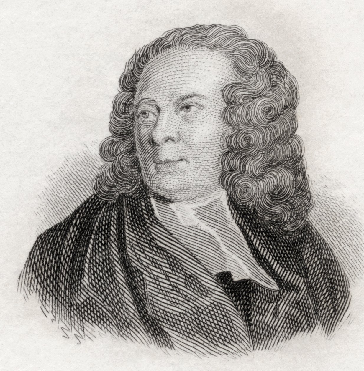Edward Young, do &39;Crabb&39;s Historical Dictionary&39;, publicado em 1825 de English School