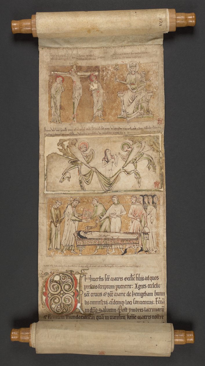 Egerton MS 2849, Membrana I, c.1225-30 (velino) de English School