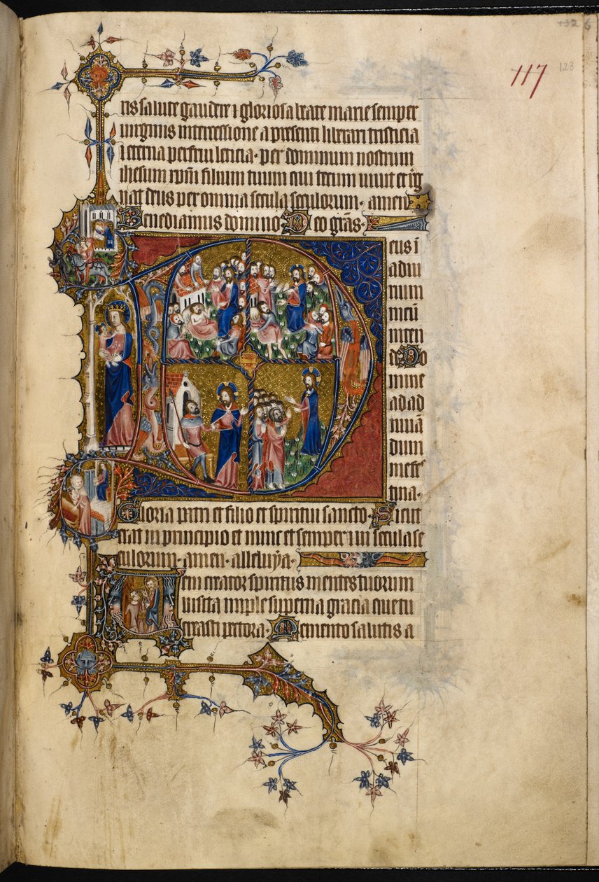 Egerton MS 3277, f.123r, Grande história inicial 