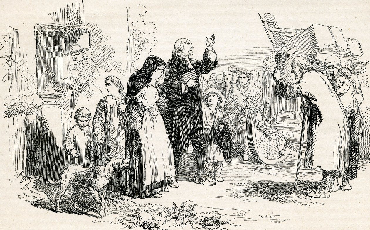 Ejeção de não-conformistas no dia de São Bartolomeu, século XIX de English School