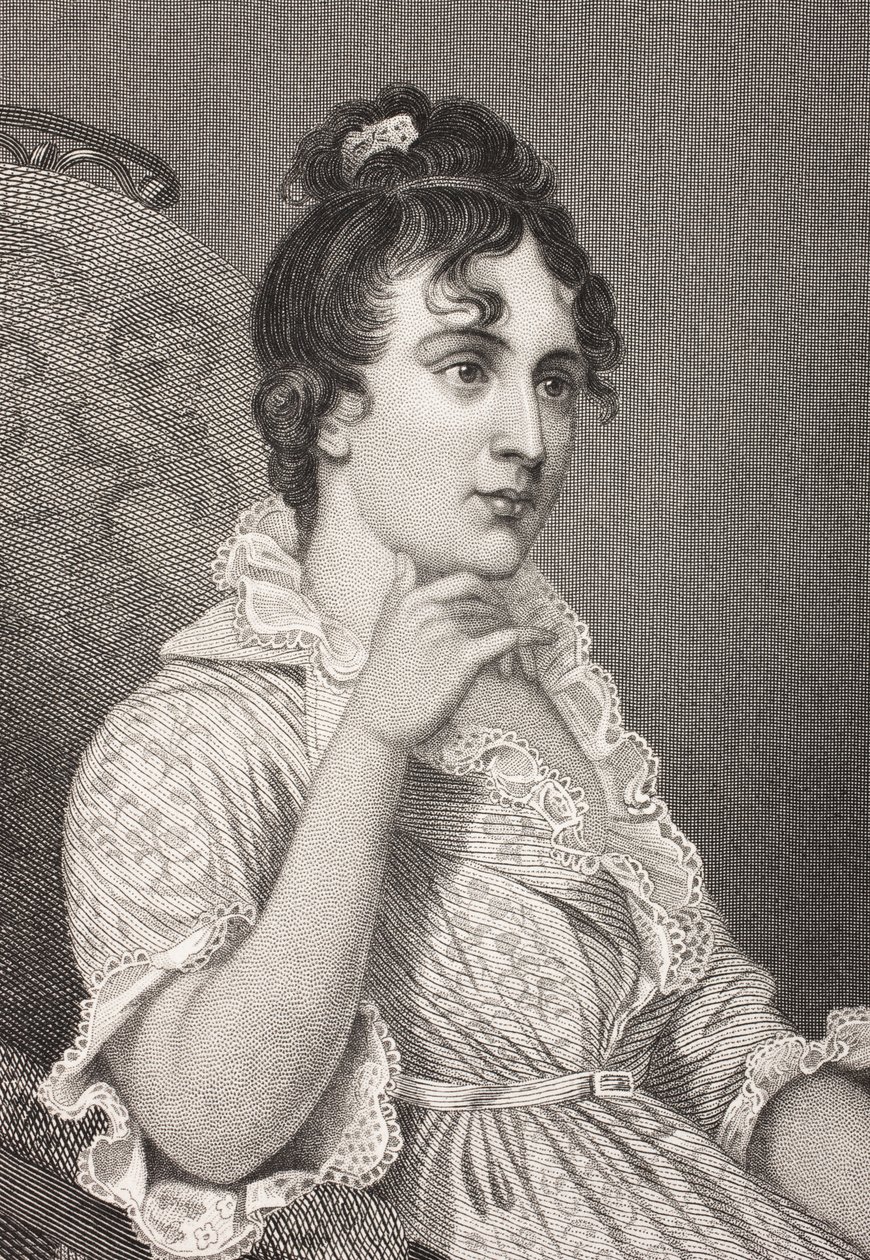 Eleanor Parke Custis Lewis, da &39;Galeria de Retratos Históricos&39;, publicada em 1880 de English School