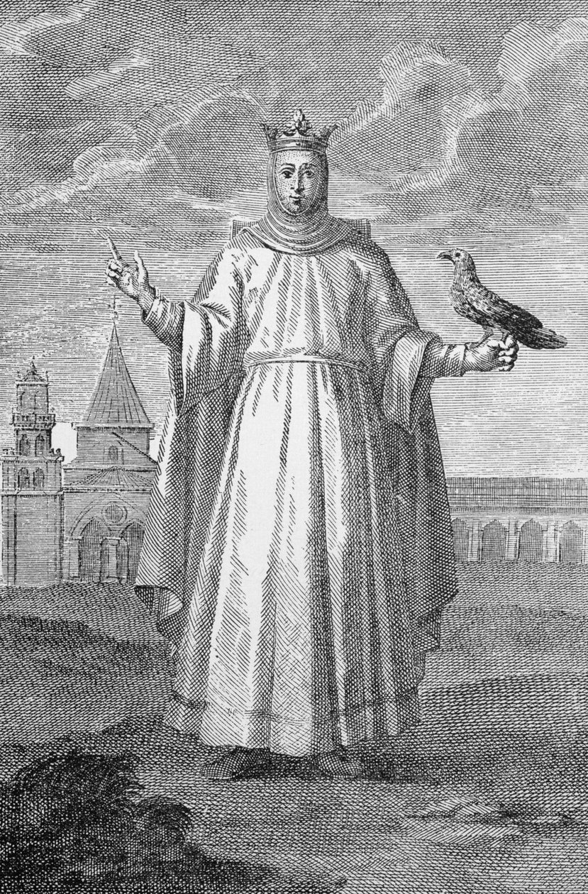 Eleanor, filha de Henrique II da Inglaterra (1133-89) esposa de Afonso VIII de Castela (c.1155-1214) de English School