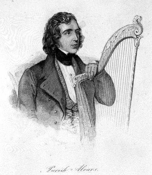 Elias Parrish Alvars (1808-49) (gravura) de English School