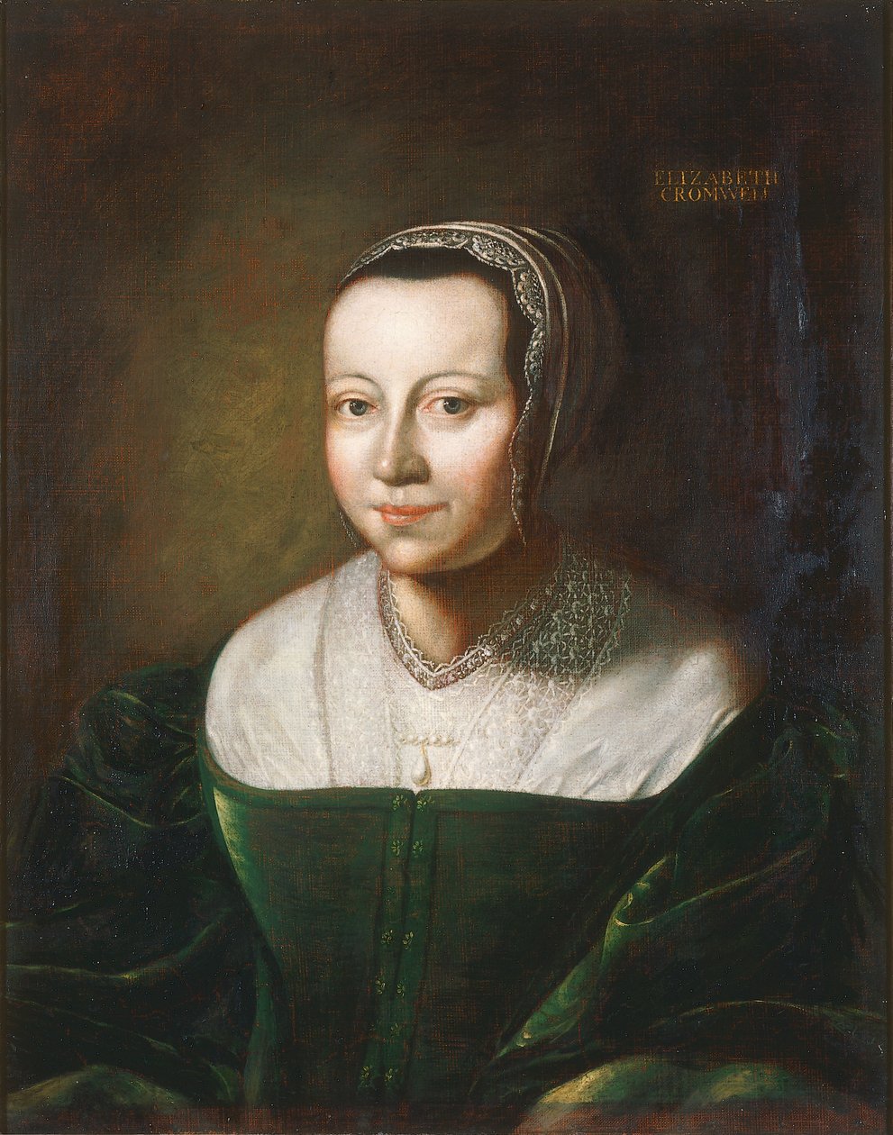 Elizabeth Cromwell, nee Bourchier, c.1670-90 (óleo sobre tela) de English School