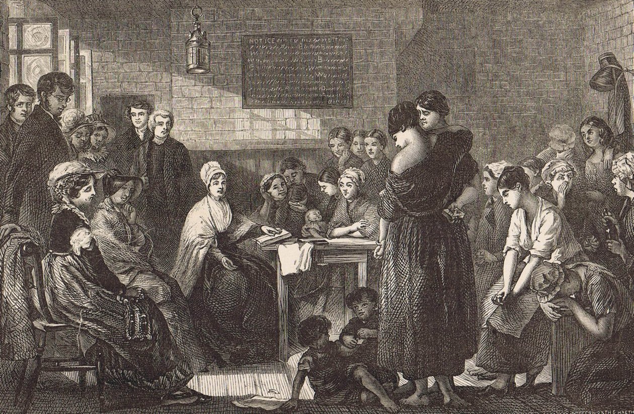 Elizabeth Fry (1780-1845) (gravura) de English School