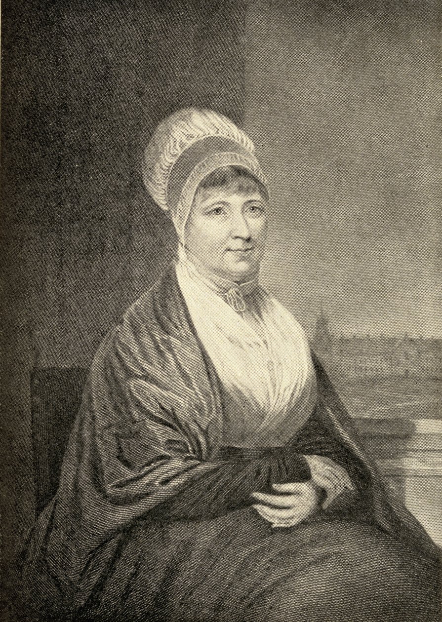 Elizabeth Fry (1780-1845) ilustração de &39;Pequenas jornadas para as casas de mulheres famosas&39;, publicado de 1897 de English School