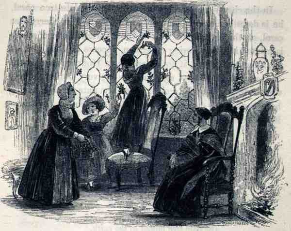 Natal Elizabethan (gravura) de English School