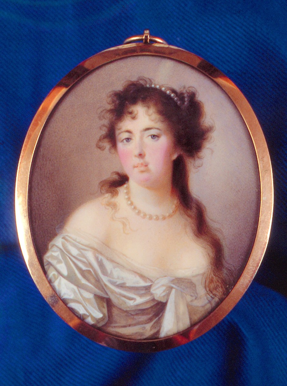 Emma Hamilton (aguarela em velino) de English School