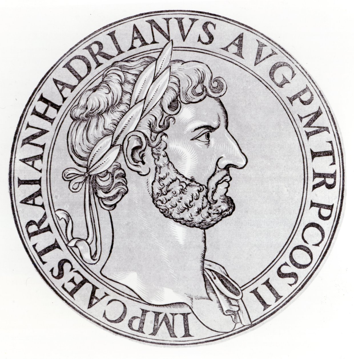 Imperador Adriano (76-138) de English School