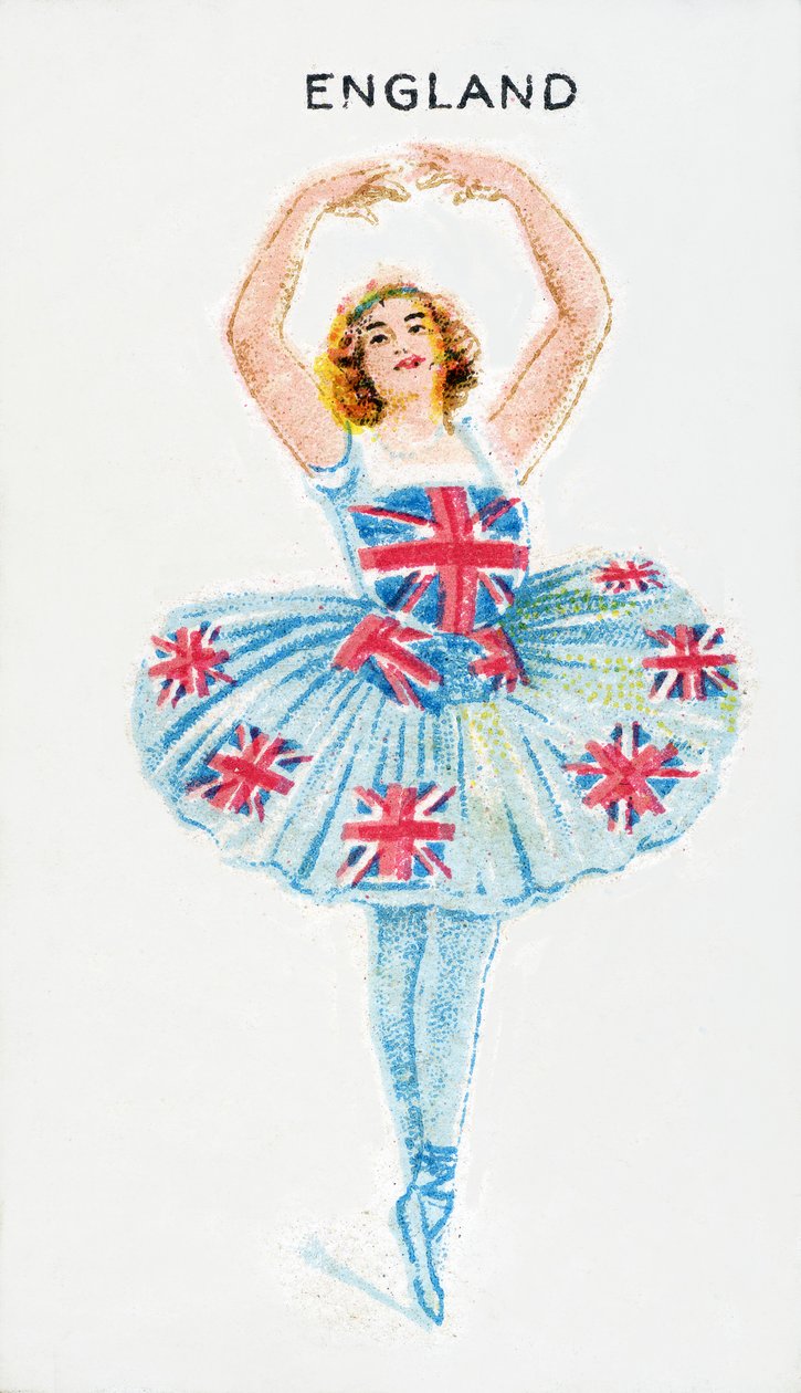 Inglaterra, cartão de cigarro, 1915 de English School