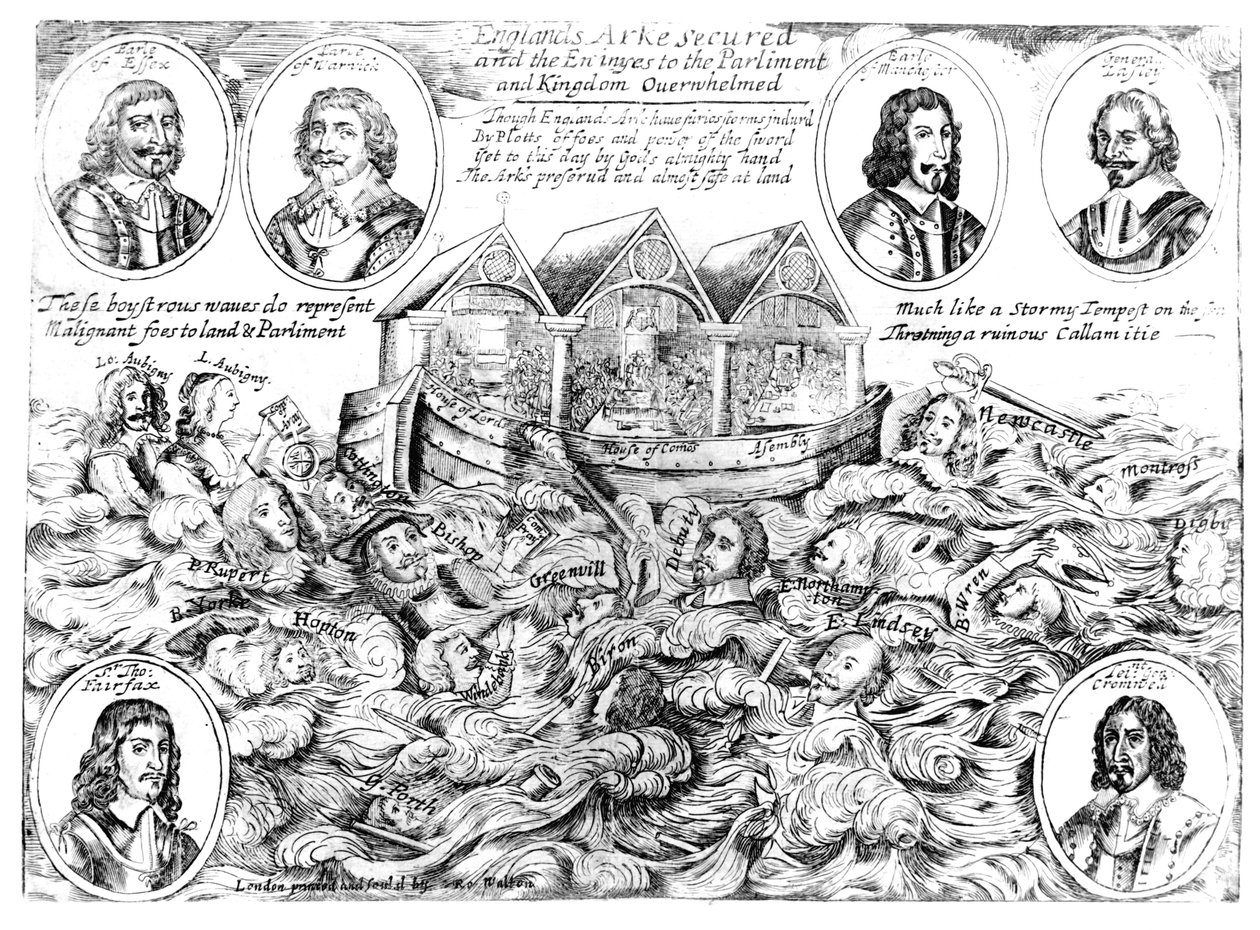 Armada da Inglaterra protegida e os inimigos do Parlamento e do Reino oprimidos, 1645-46 de English School