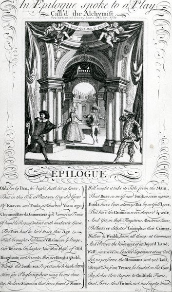 Epílogo da peça "O Alquimista". de English School