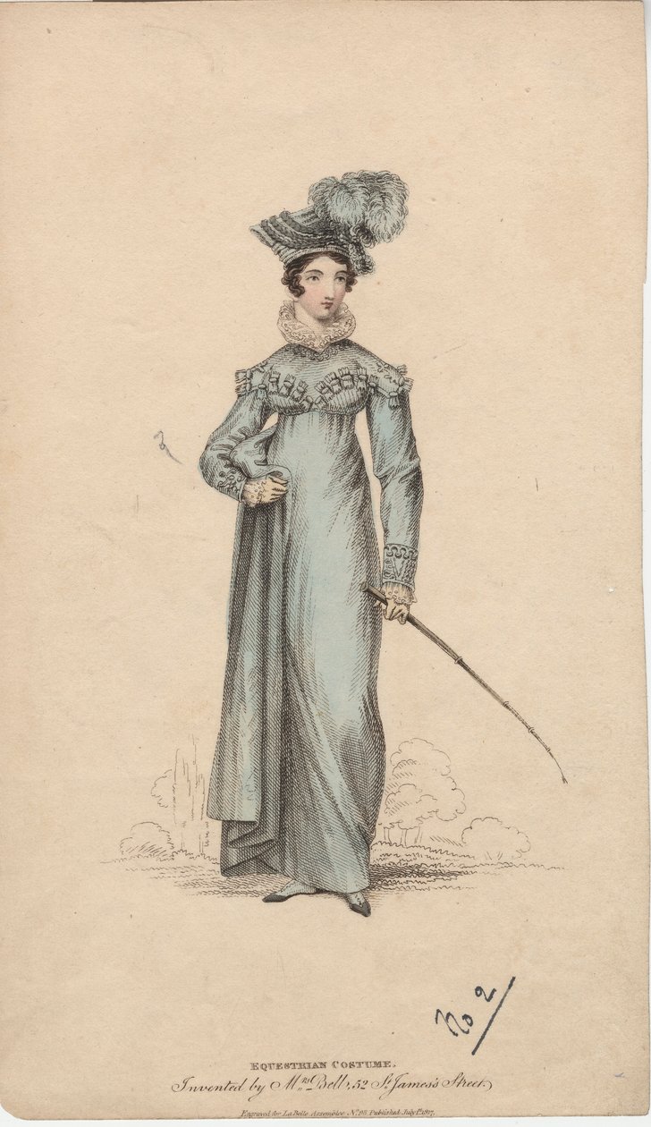 Traje equestre de English School