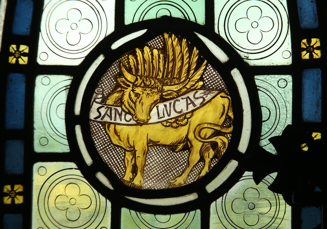 Emblema de evangelista: St Luke de English School