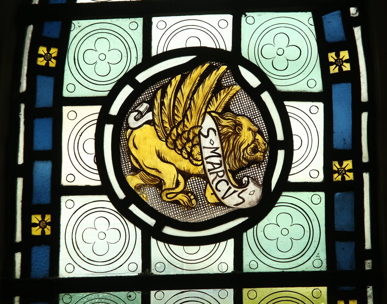 Emblema do evangelista: São Marcos de English School