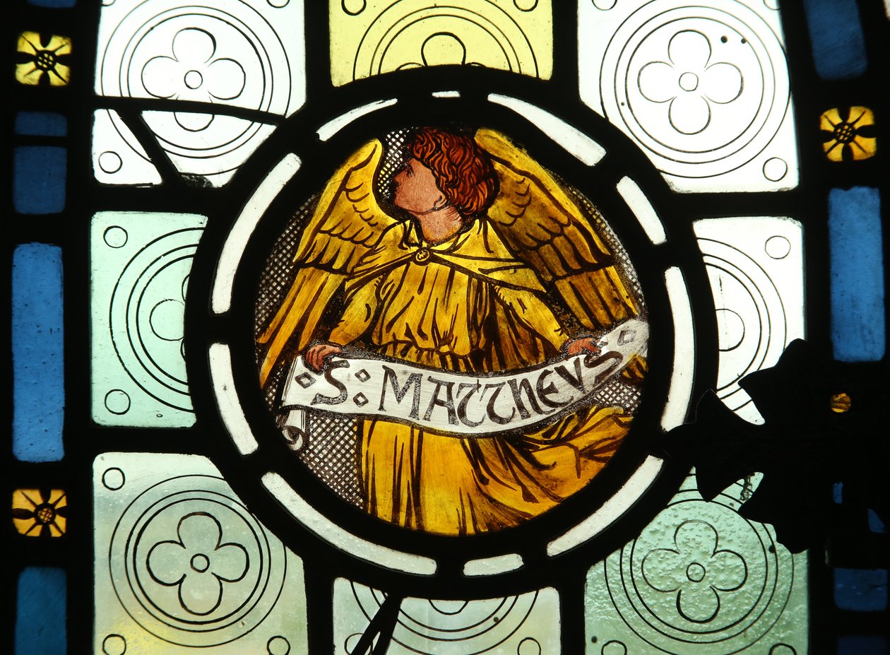 Emblema do evangelista: São Mateus de English School
