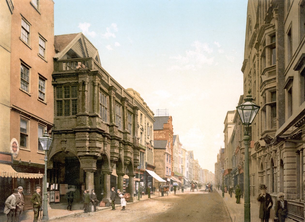 Exeter (foto colorida à mão) de English School