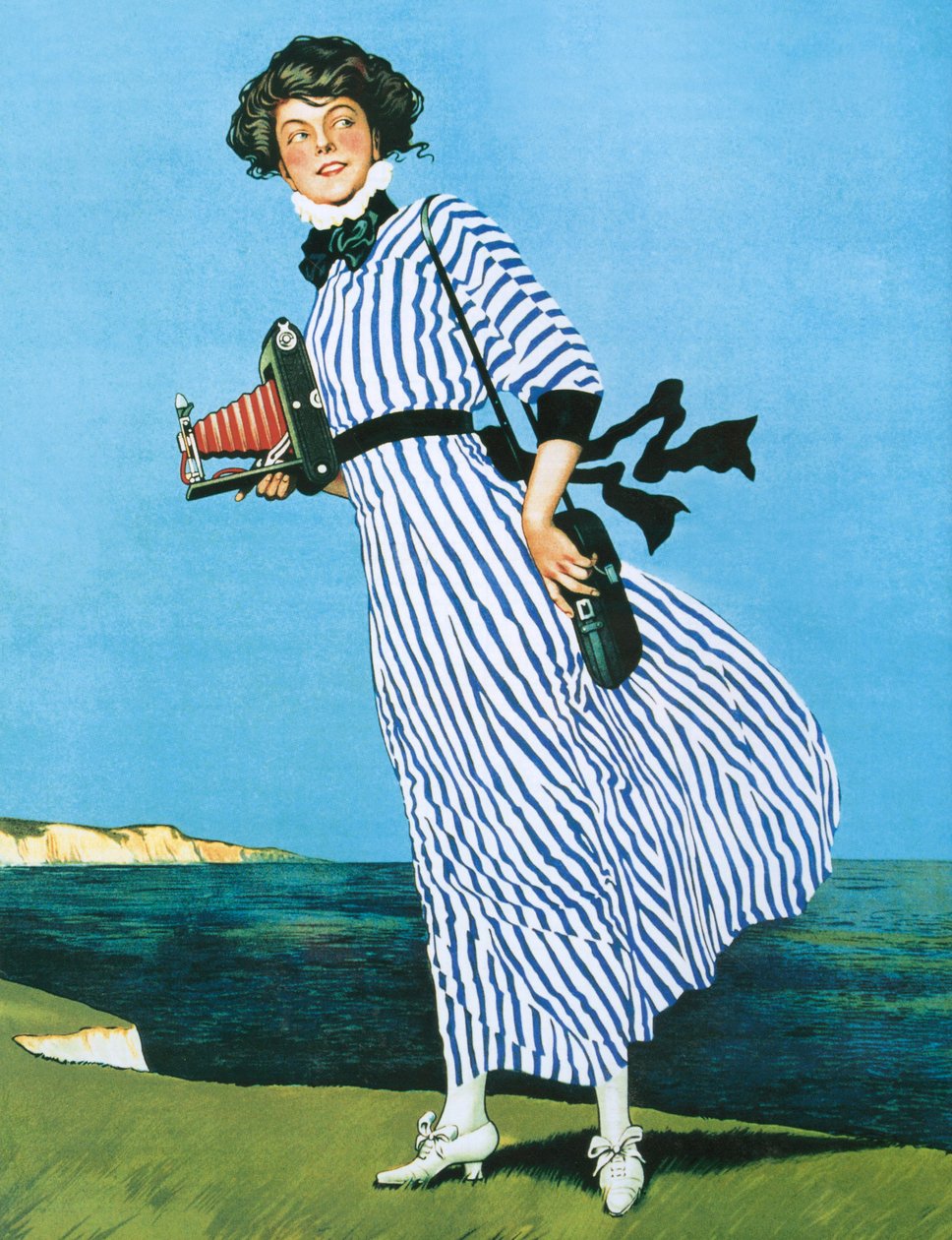 Placa de revista de moda de English School