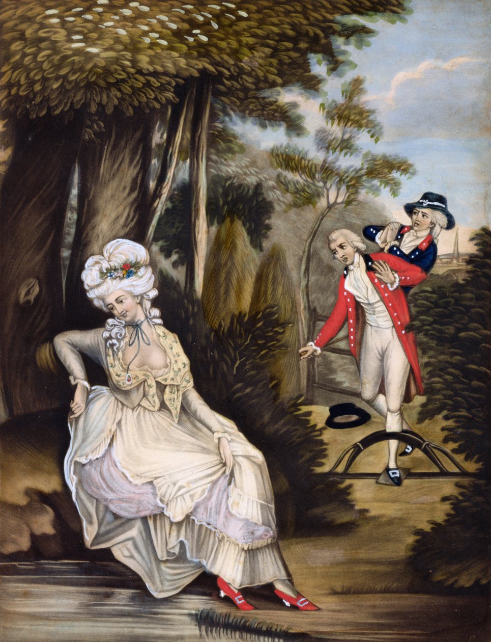 Curiosidade Fatal, pub. por Robert Sayer & J. Bennett, 1784 (gravura do mezzotint) de English School