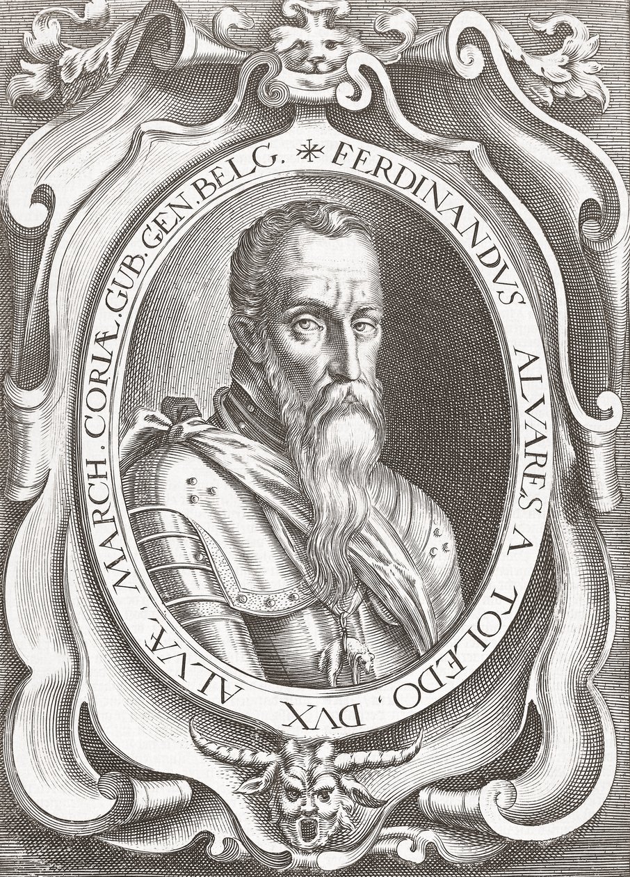 Fernando Álvarez de Toledo y Pimentel, 3º Duque de Alba (gravura) de English School