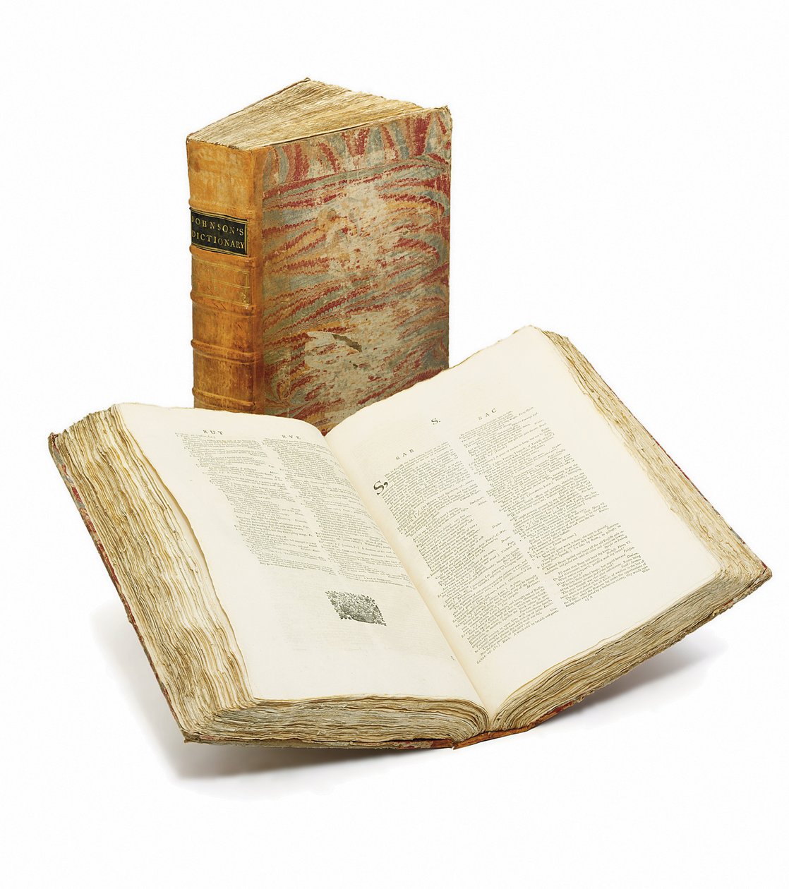 Primeira edição de Samuel Johnson, &39;A Dictionary of the English Language&39; de English School