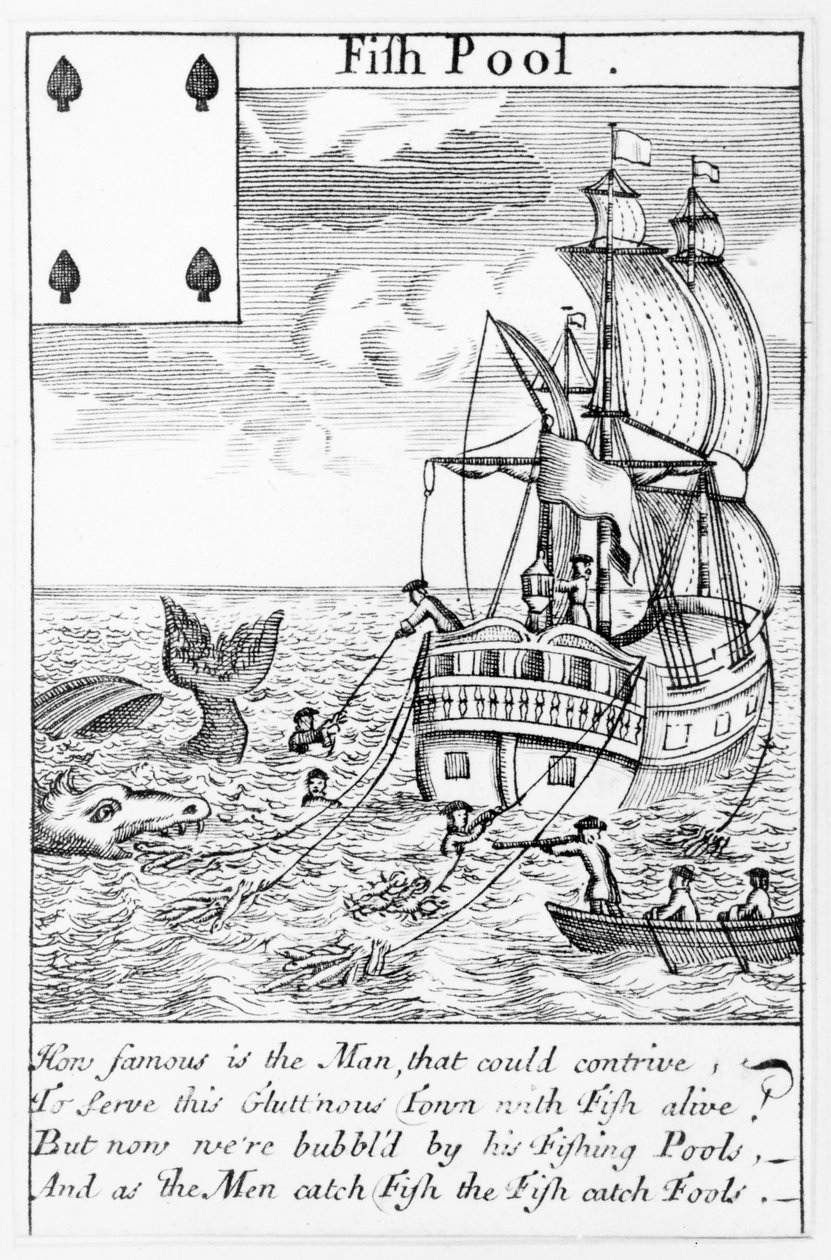 Cartão de jogo da associação dos peixes de English School