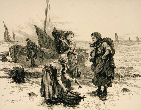 Fisherwomen in c.1880, de 