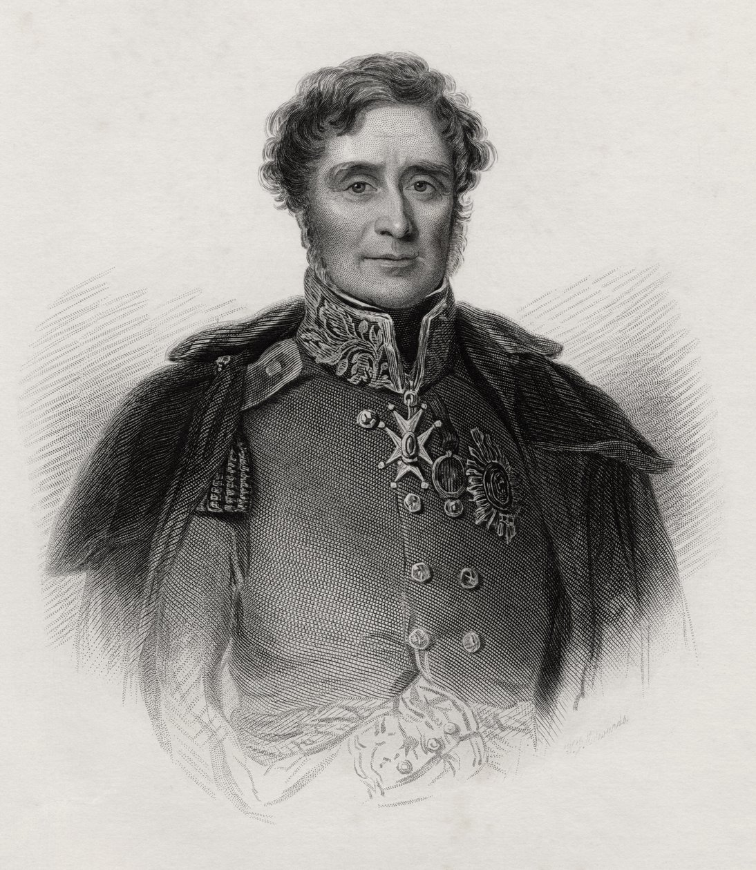 Fitzroy James Henry Somerset (1788-1855), 1º Barão do Raglan de English School