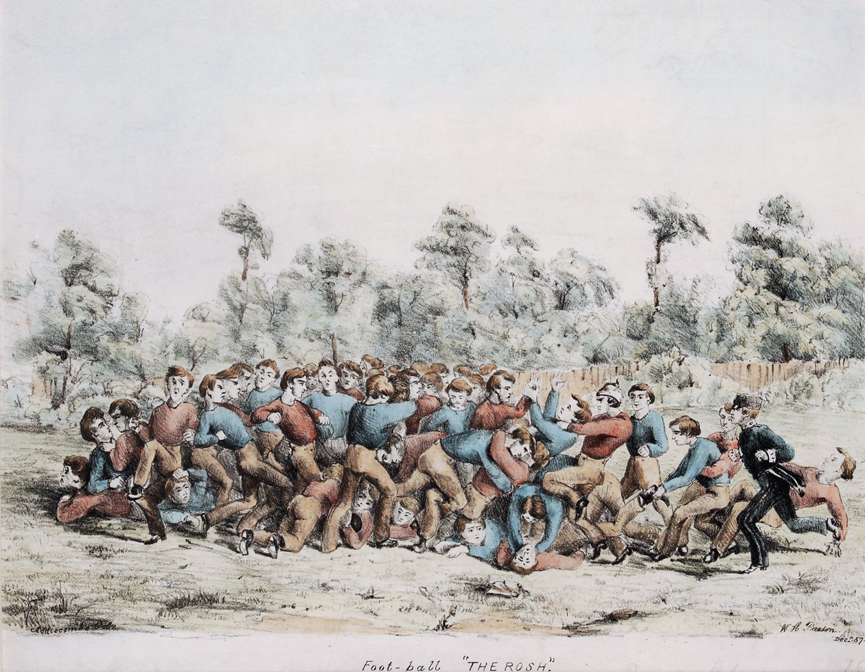 Foot-ball, O Rosh, 1857 de English School