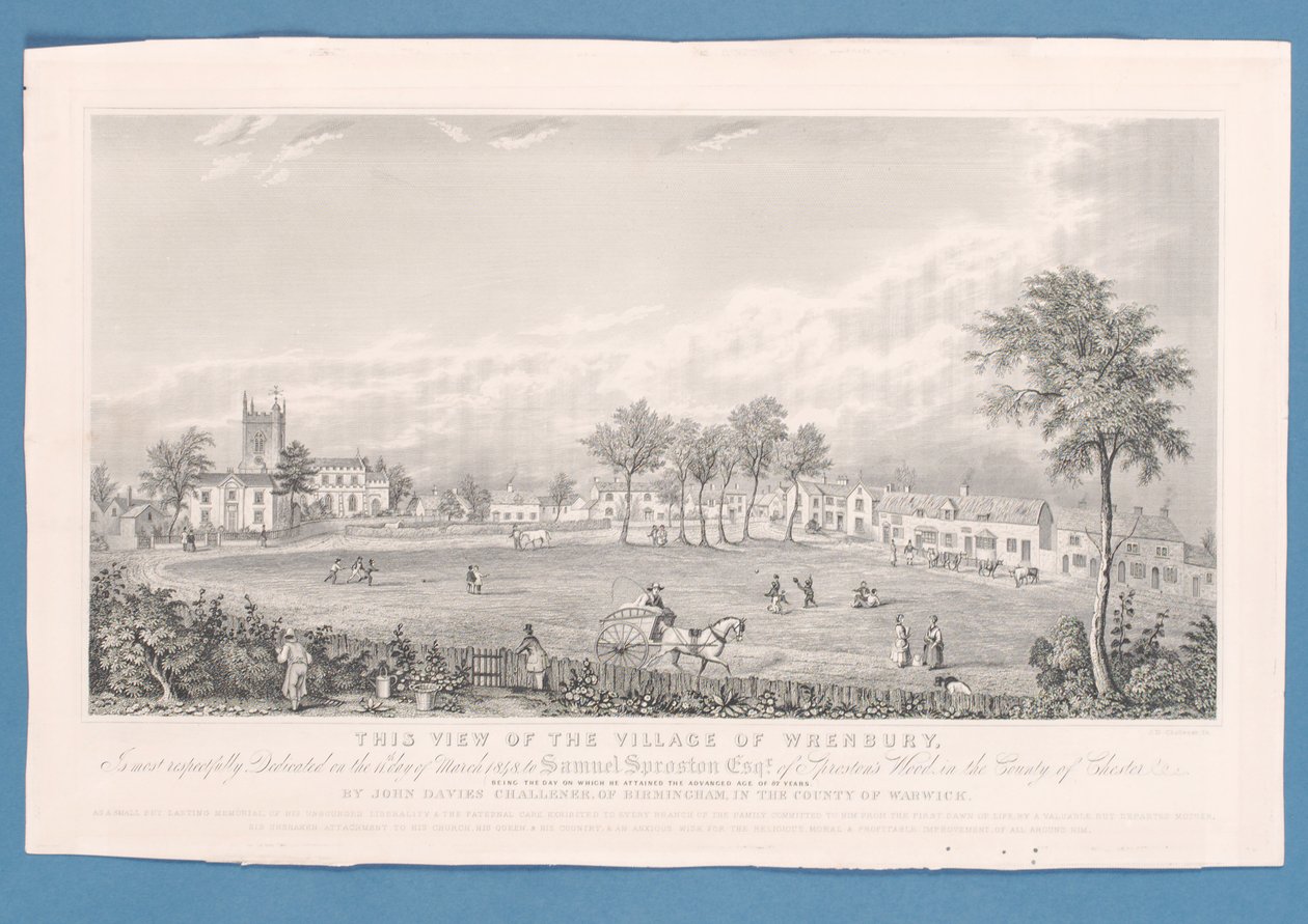 Jogo de futebol no Village Green em Wrenbury, Inglaterra de English School