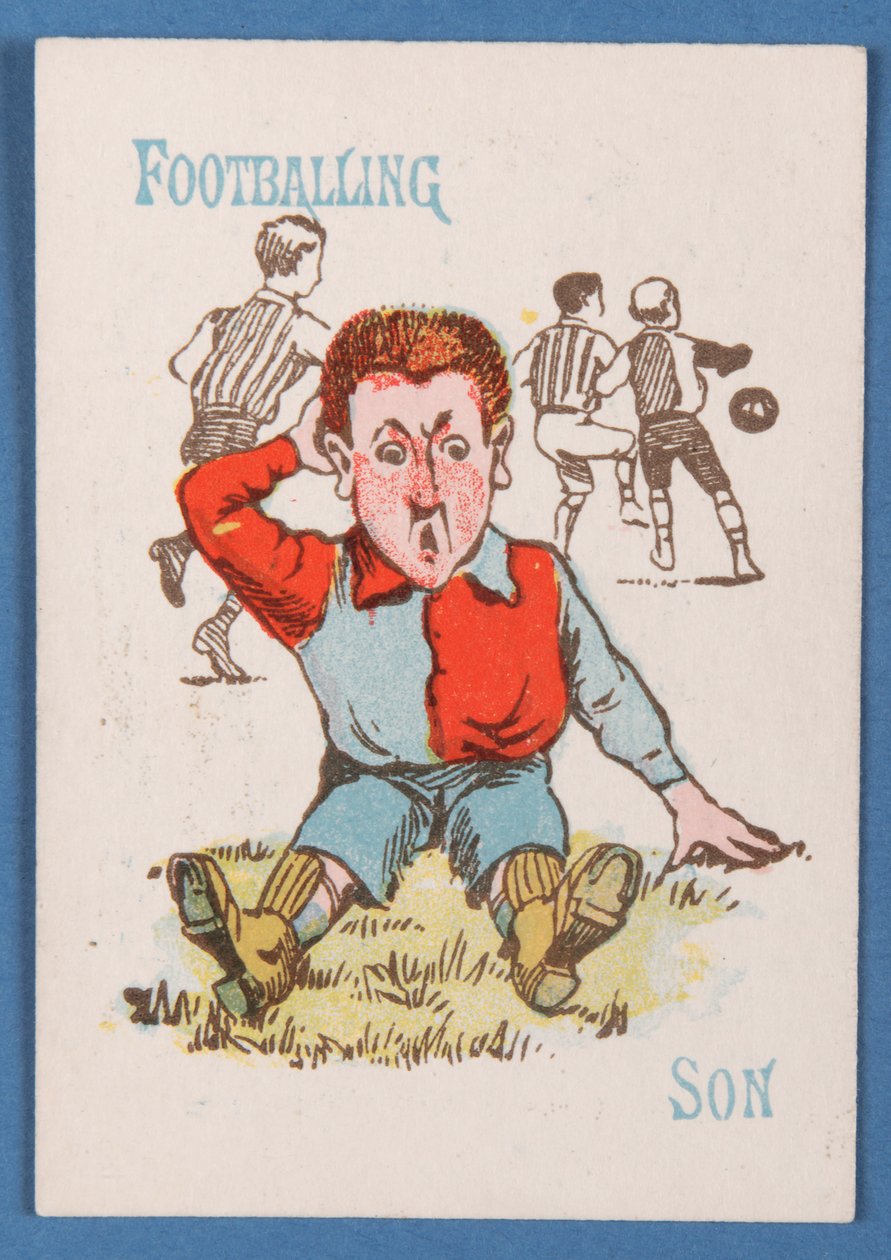 Footballing Son, do jogo de cartas Happy Families, c.1890-1900 de English School